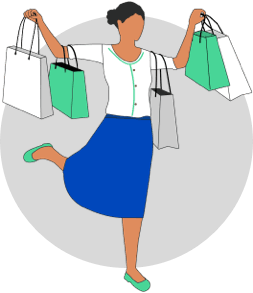shoppers illustration