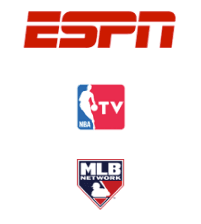 ESPN, NBA TV, MLB Network
