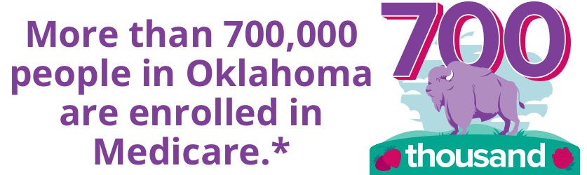 More than 700,000 people in Oklahoma are enrolled in Medicare.*