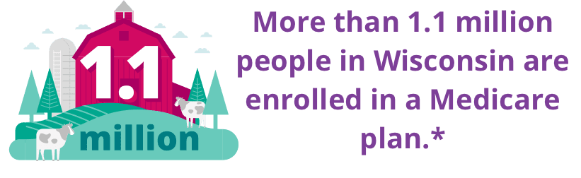 More than 1.1 million people in Wisconsin are enrolled in a Medicare plan.
