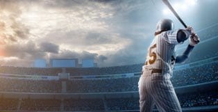 MLB Player at Bat