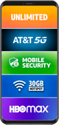 mobile phone with value props
