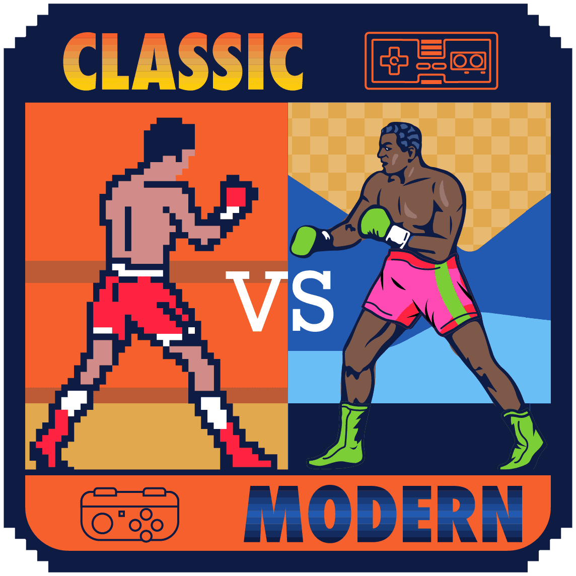 classic vs modern video games