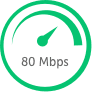 100 mbps speed meter