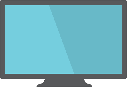 TV screen showing 4K ultra HD