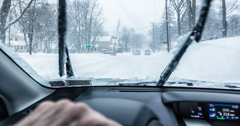 driving in snow