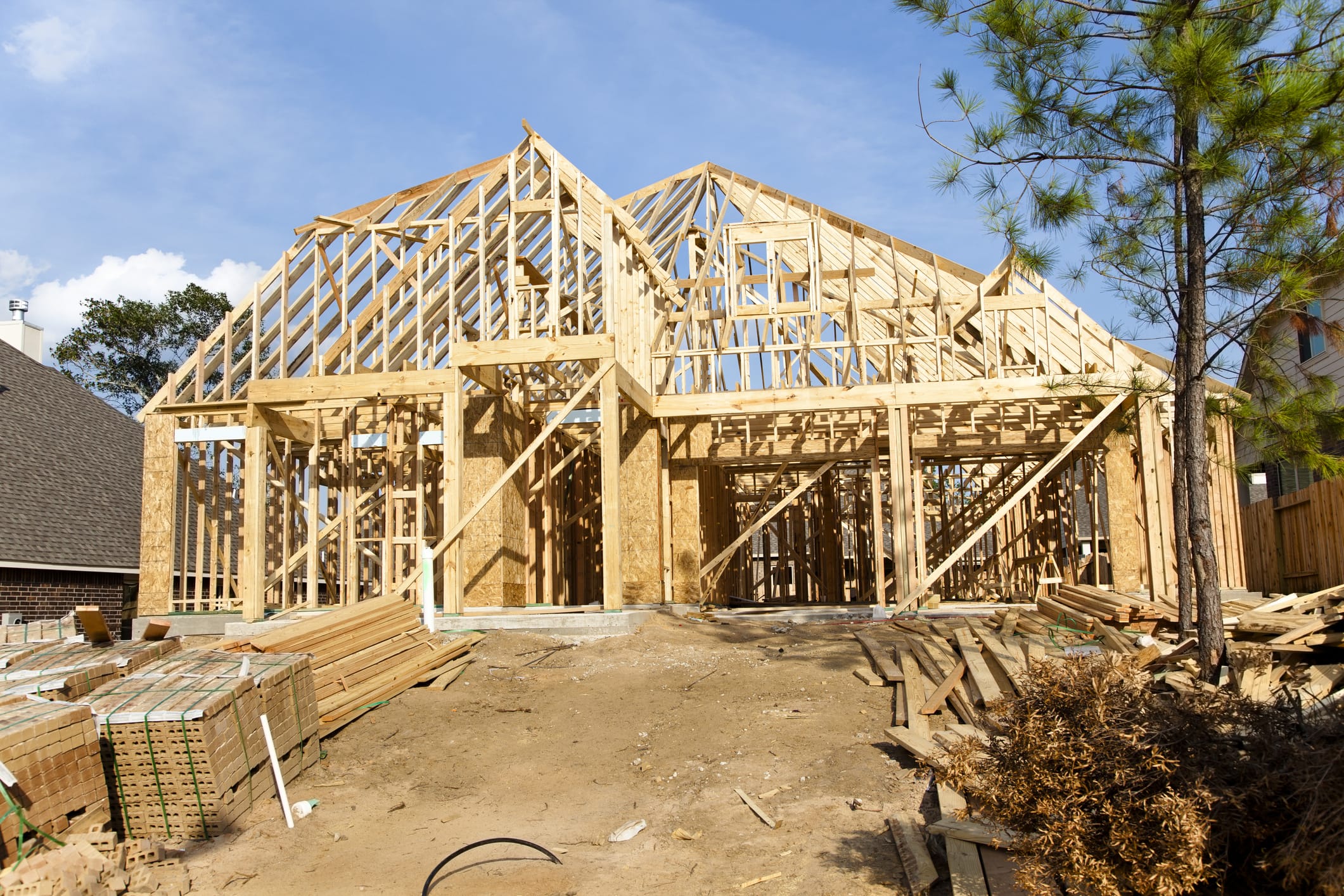 house being built