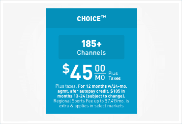 compare directv packages