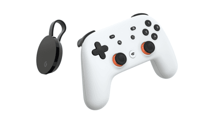 Google Stadia controller and hub