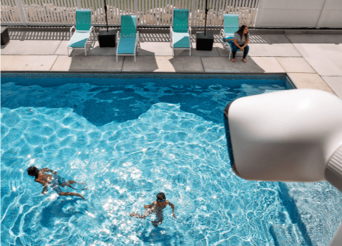 Vivint Outdoor Camera Pro pool view