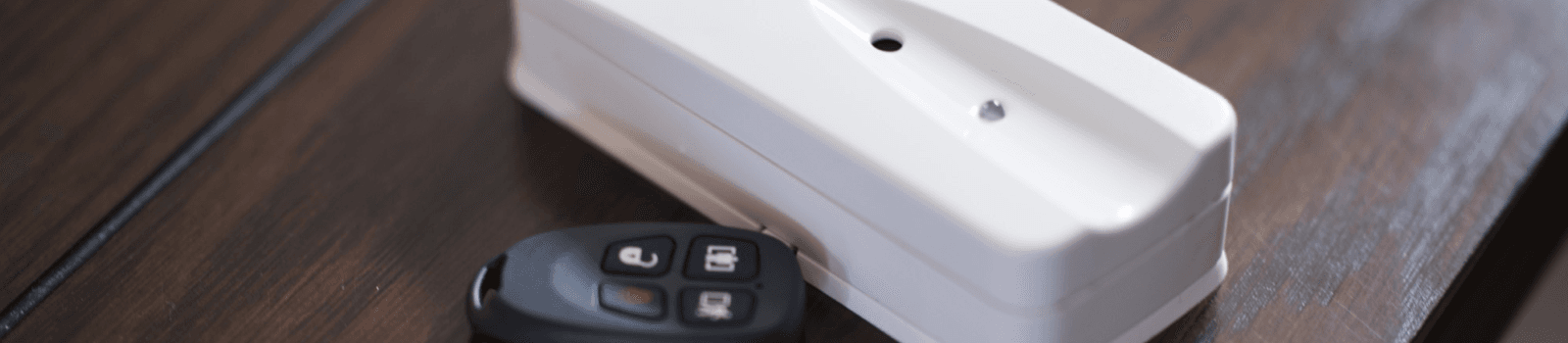 Home security sensor and key fob