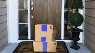 Image of packages on doorstep